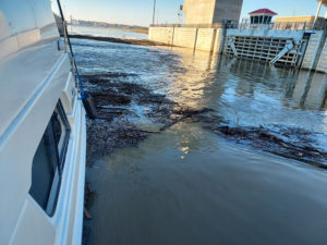 Debris in the lock